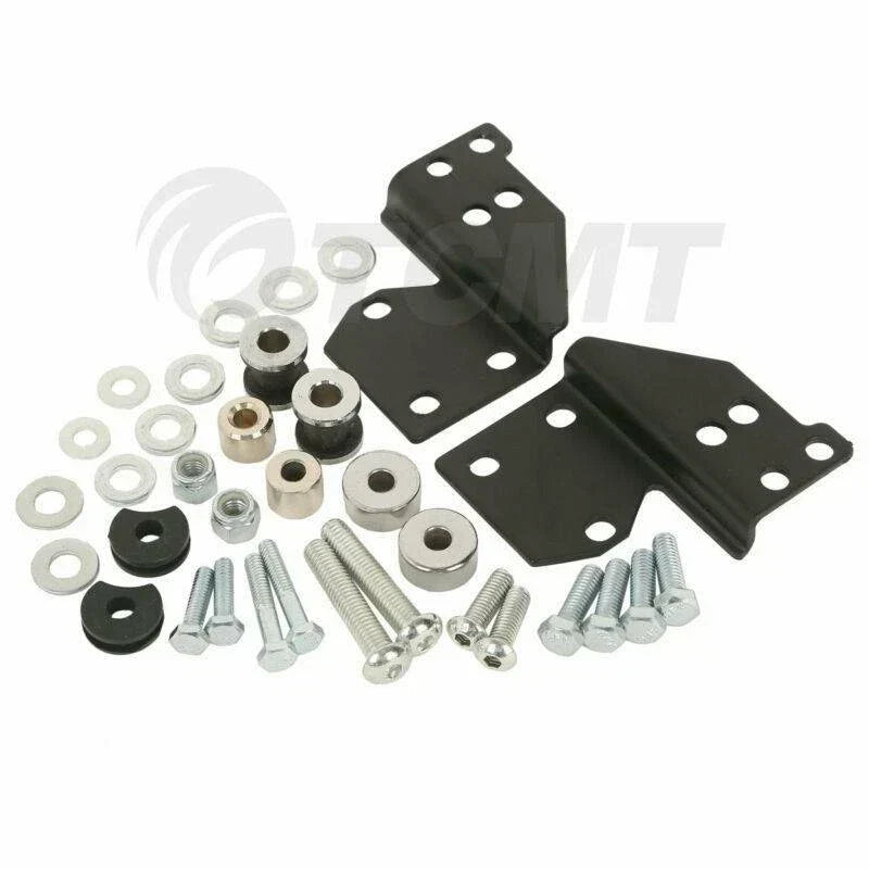 Chrome Rack for Trunk Mount with Docking Kit - Harley Touring 1997-2008
