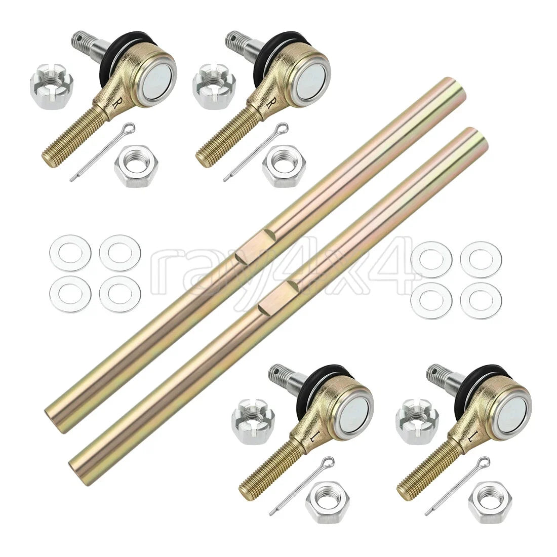 Set of 2 Tie Rod Ends for Yamaha Raptor 350 YFM350R YFM350RSE (2004–2013)