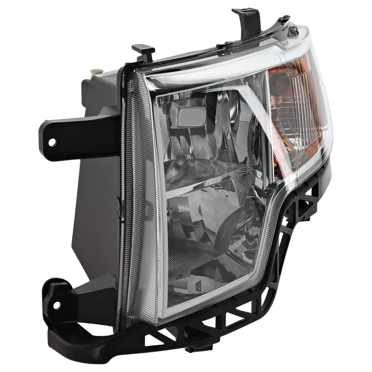 Driver Side Headlight for Ford Edge (2007–2010) Halogen with Bulb CAPA