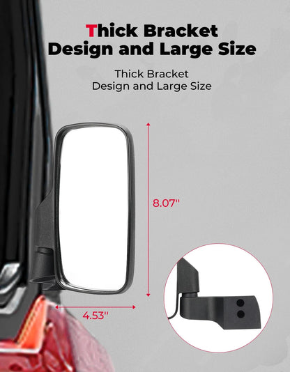 Set of Rearview Side Mirrors for 1000 Polaris (Part Numbers: 2889241, 570)