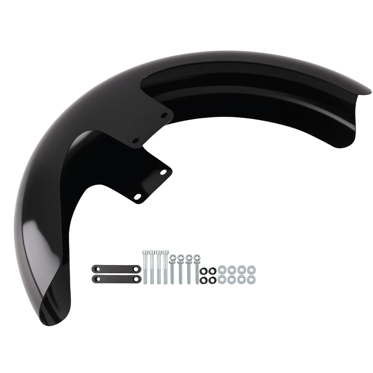 Black Front Mud Flap for Harley Electra Glide Ultra Classic (1994–2013)