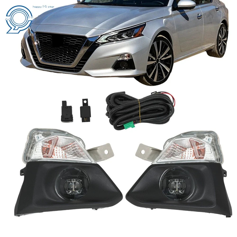 Set of 2 Front Turn Signal Lights and LED Fog Lamps for Nissan Altima (2019–2021)