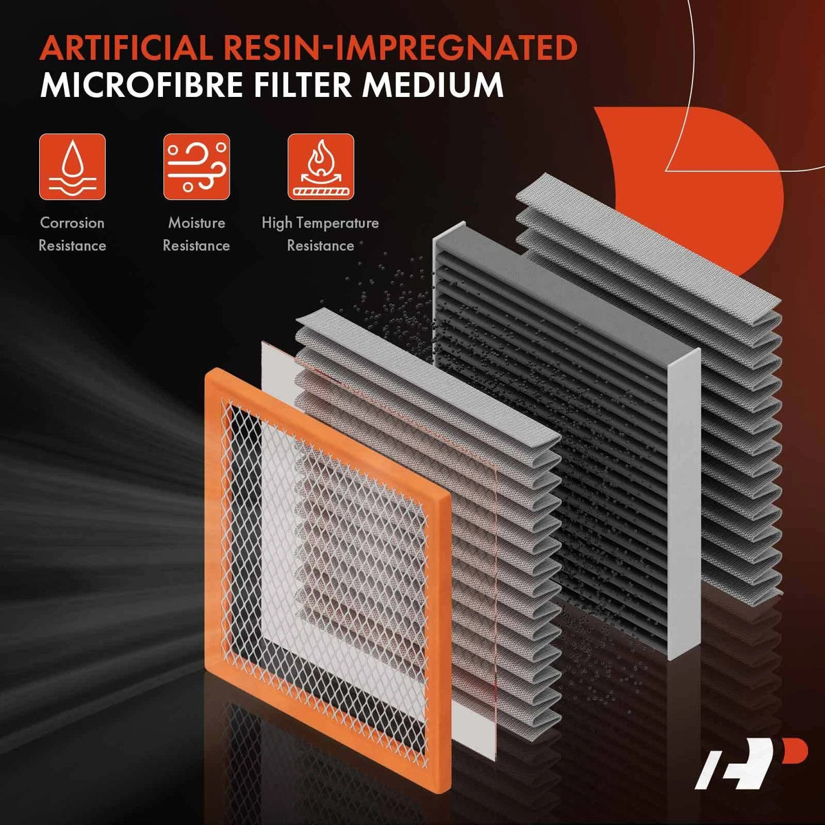 2 Pack Engine Air Filter for 2007-2013 Nissan Altima 2.5L