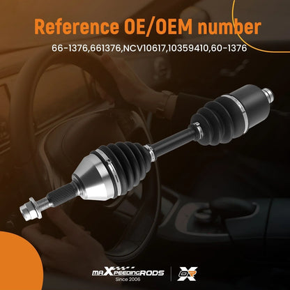 Front Right CV Axle Shaft Assembly for Chevrolet Cobalt HHR (2005–2010)