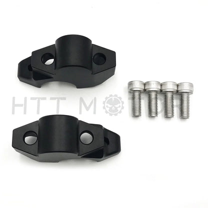 Black CNC Handlebar Riser Mount Clamps for Honda X-ADV750 2017-2018