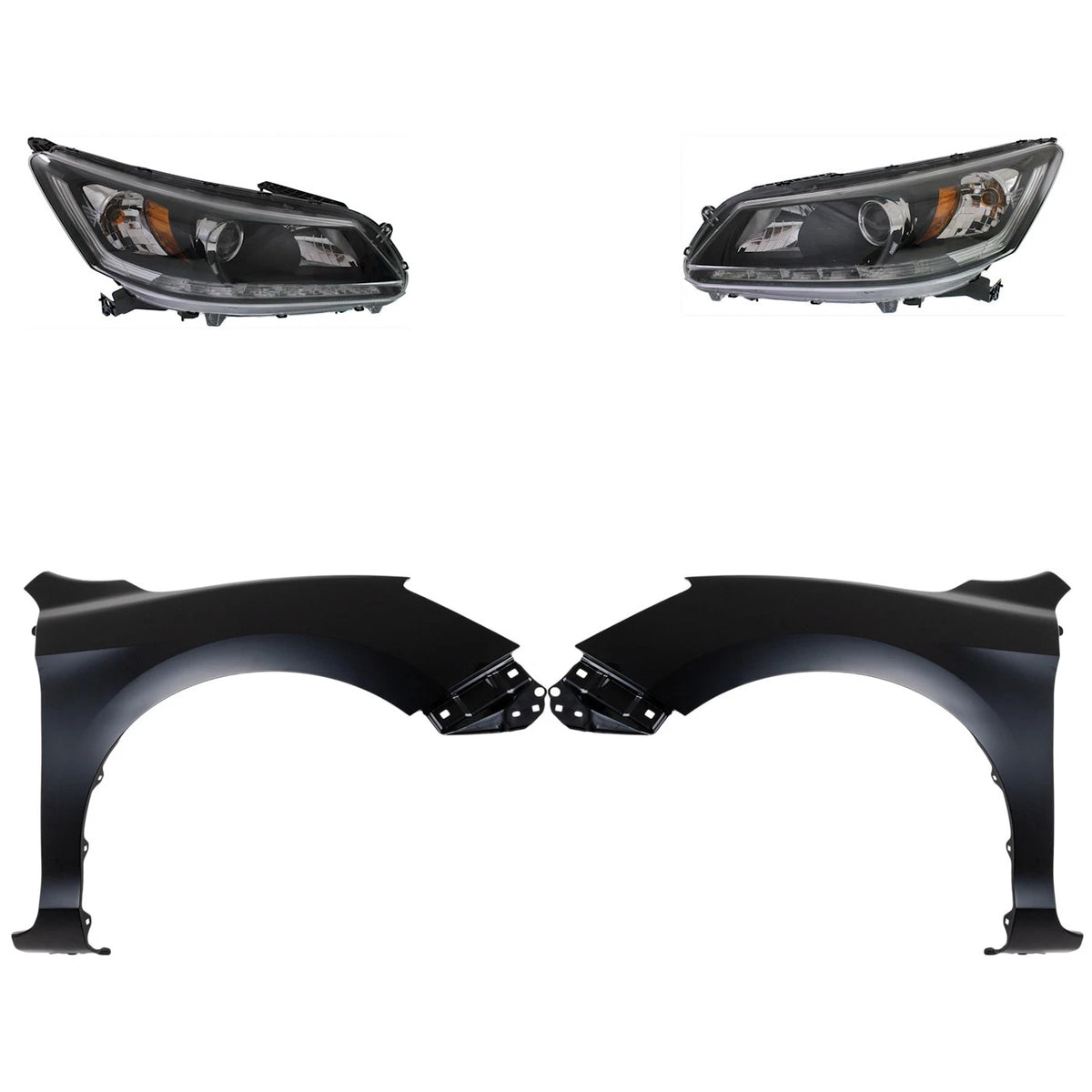 Headlight Set for Honda Accord (2013–2015) - Driver & Passenger Side