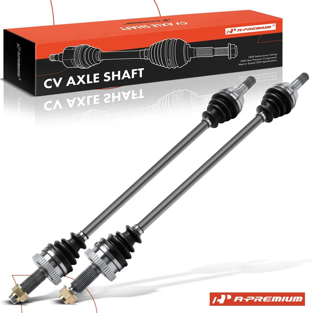 Pair Rear CV Axle Shaft Assembly for Kia Sorento (2016–2018)