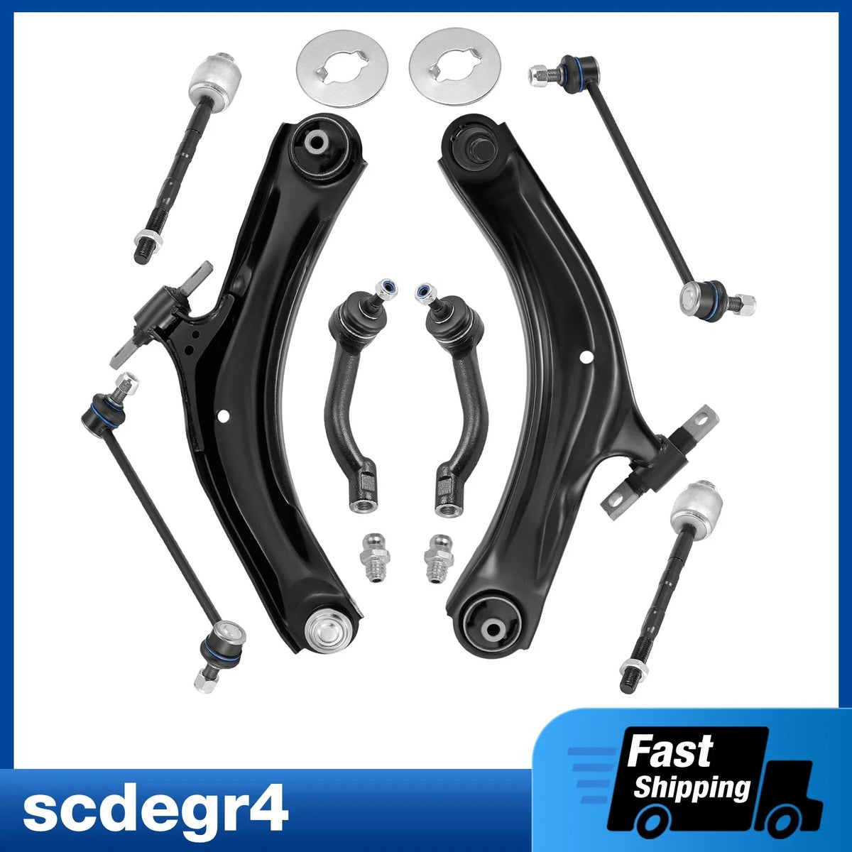 Front End 8pc Suspension Kit for Nissan Rogue (2008–2015)