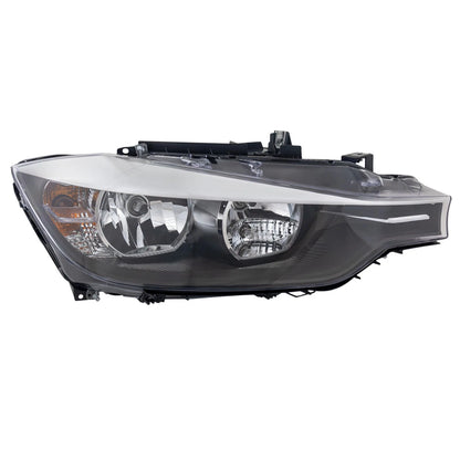 Passenger Side Headlight for BMW 328i (2012–2015) Halogen with Bulb