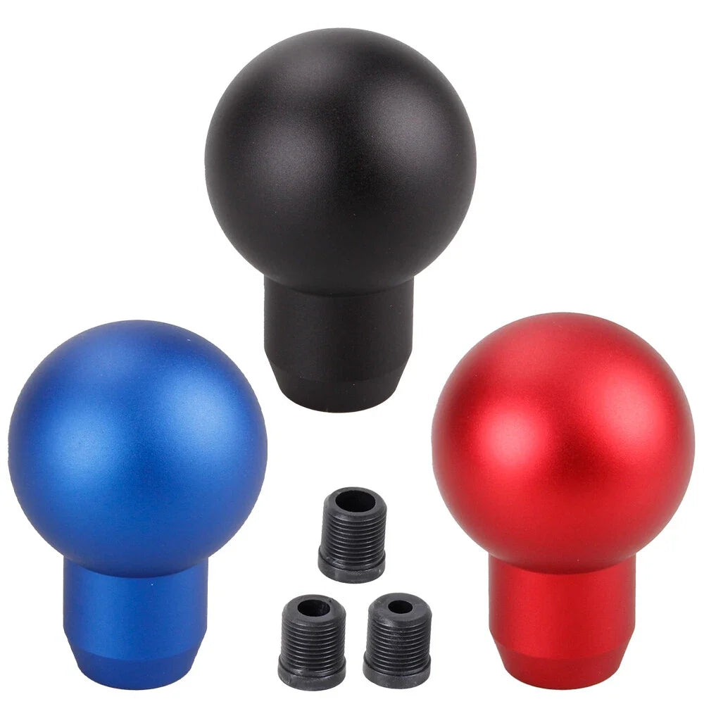 JDM Aluminum Round Ball Shift Knob for Manual Shifter - Universal Fit