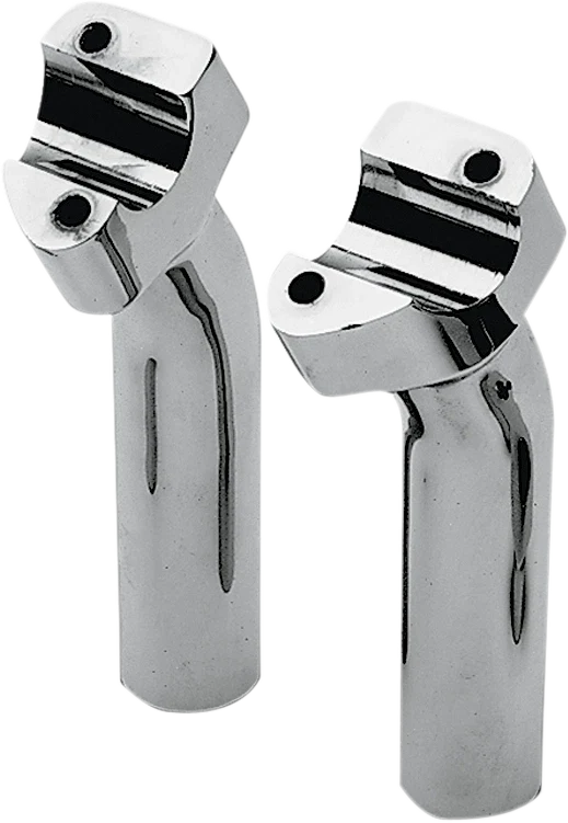 5.5" Chrome Handlebar Risers for Harley Davidson