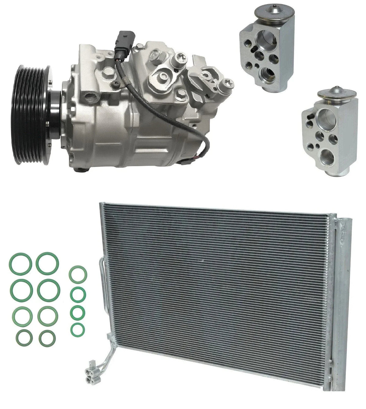 A C Compressor Kit With Condenser for Volkswagen Touareg 3.6L (2011–2015)