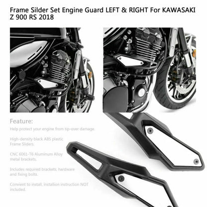 Frame Slider Set - Engine Protection Guards for Kawasaki Z 900 RS 2018