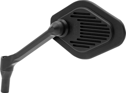 Adjustable Black Diamond Short Stem Mirror for Harley Davidson