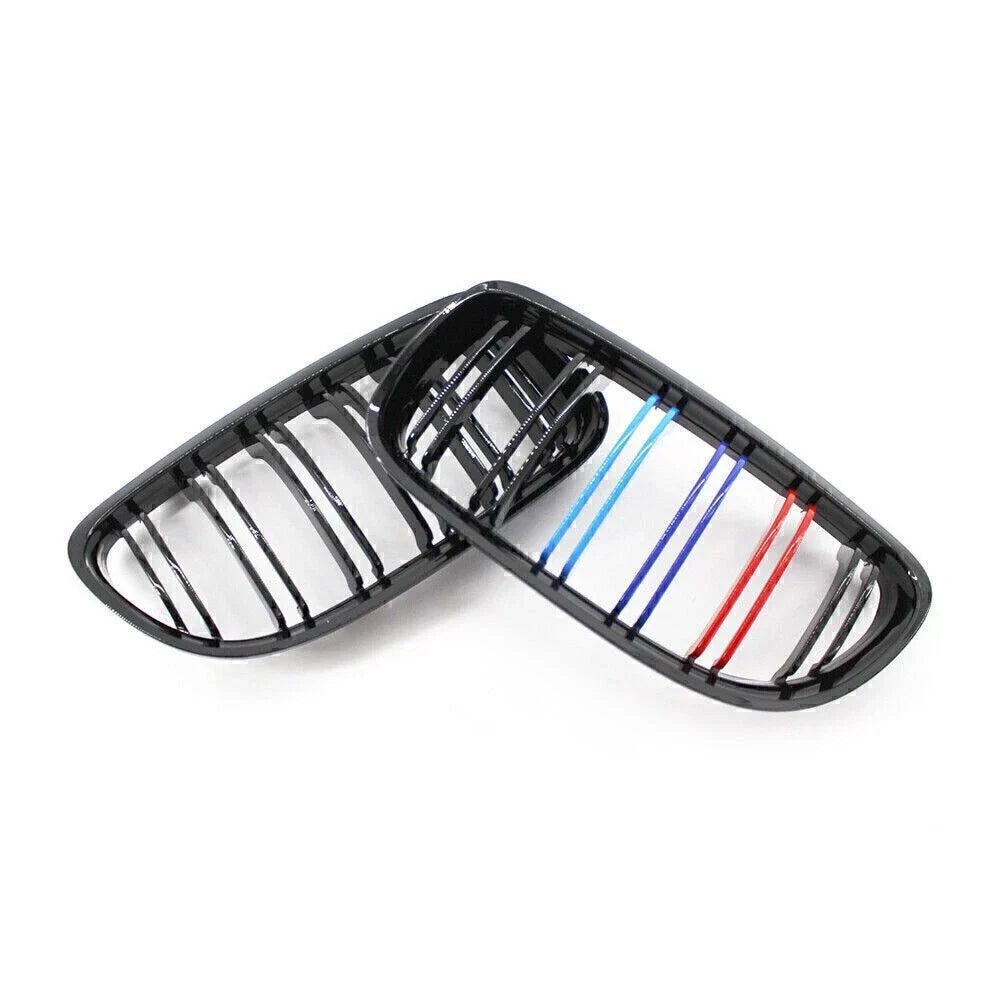 Glossy Black Front Upper Bumper Grille Mesh for BMW E90 E91 2006-2012