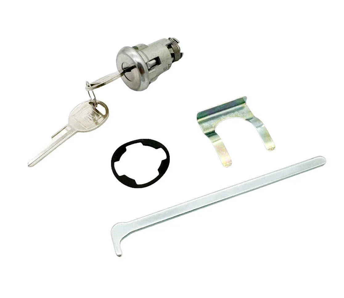 Trunk Lock Cylinder with Keys Replacement for 1973–1981 Buick Regal