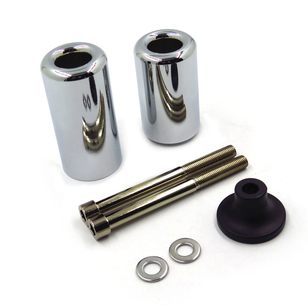 Chrome Crash Protectors Frame Sliders for Kawasaki Ninja ZX-6R 2005-2006