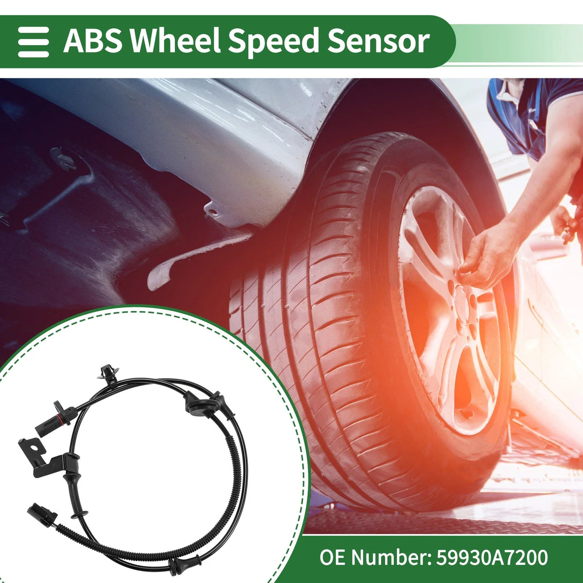 ABS Wheel Speed Sensor No. 59930A7200 for KIA Forte5 (2014–2018)