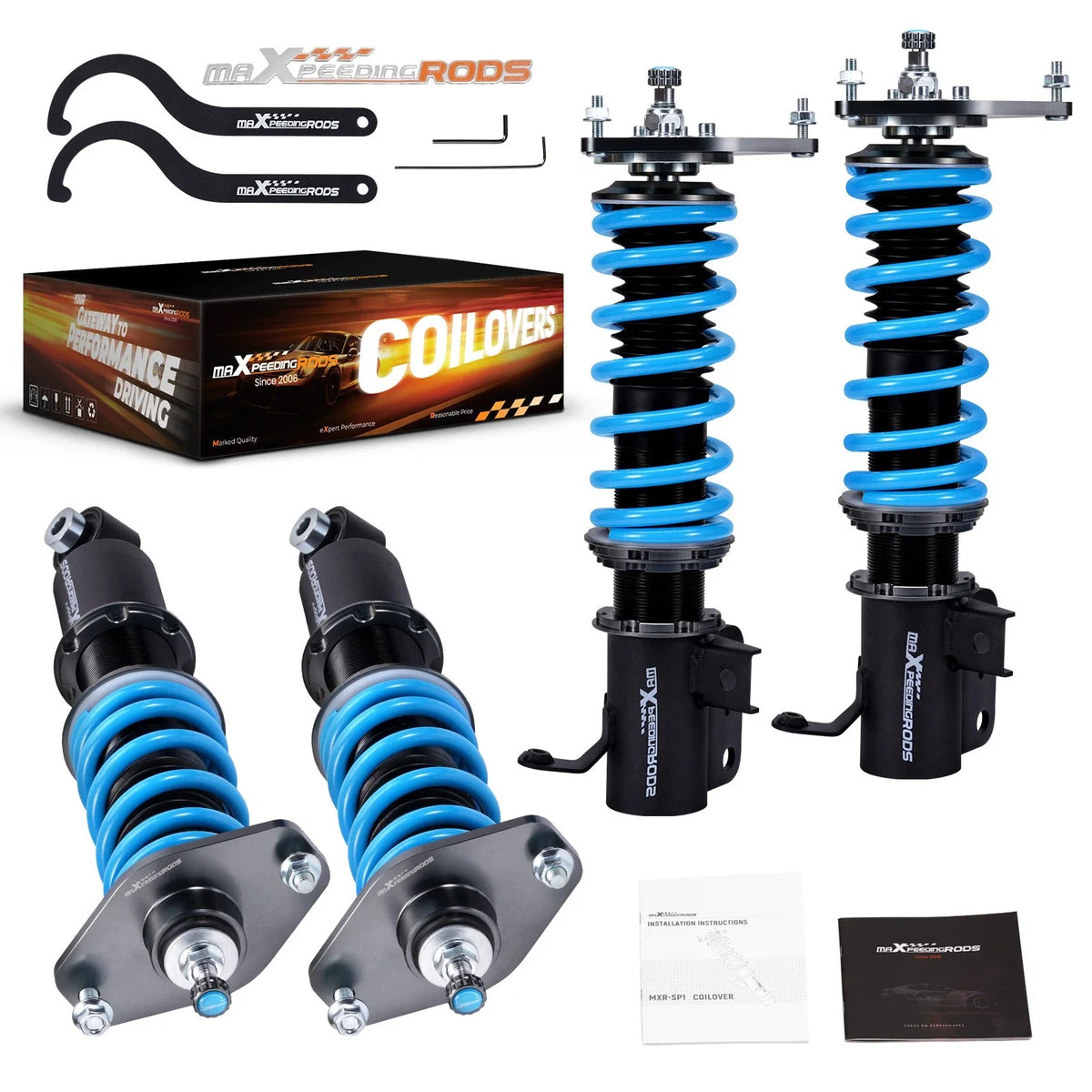 Adjustable Lowering Coilover Kit for 2013-2023 Toyota 86 / Subaru BRZ