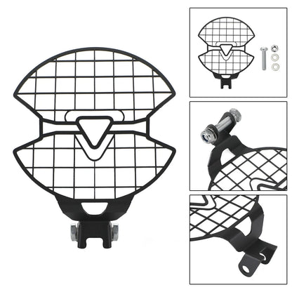 Black Headlight Guard Cover for TR Trident 660 (2020–2022)