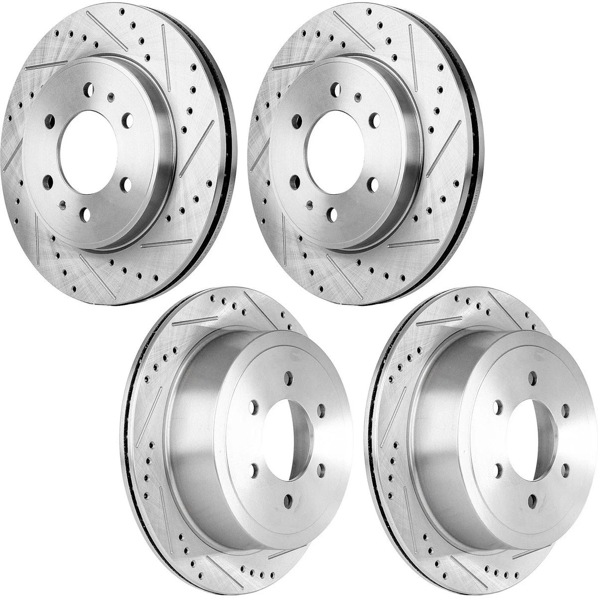 2009 Ford F-150 Front and Rear Brake Disc Rotors