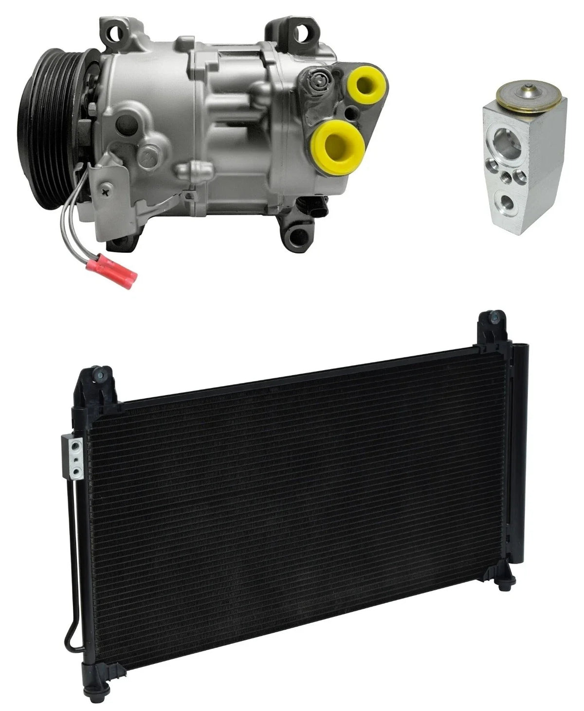 AC Compressor Kit With Condenser for Chevrolet Silverado 2500HD (2016–2016)