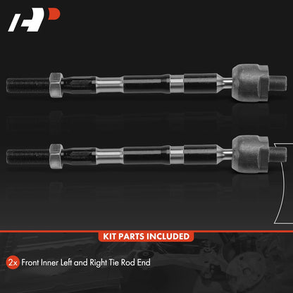 2X Front Inner Tie Rod Ends for 2011-2017 Nissan Quest