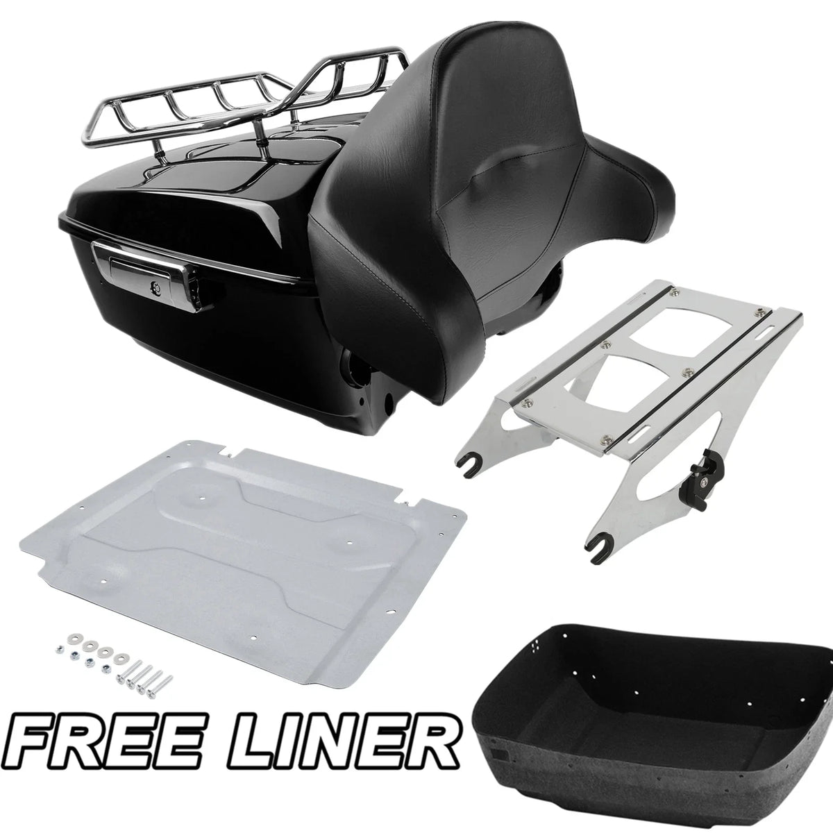 Trunk Rack Pad Plate for Harley Electra Glide Touring 2014-2023