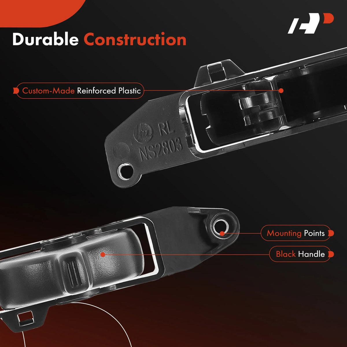 Interior Door Handle Rear Left for Nissan Quest (2004-2006)