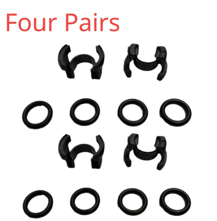 4-Pack A/C Hard Line Lock Clamp Clips for Toyota Models