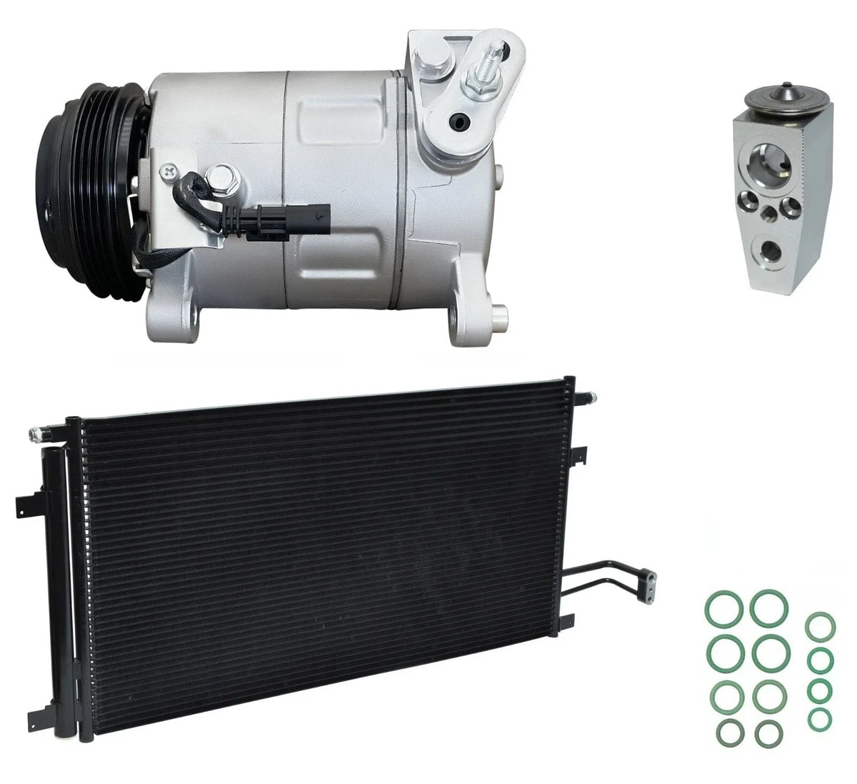 AC Compressor Kit With Condenser for Chevy Tahoe 5.3L 6.2L (2019–2020)