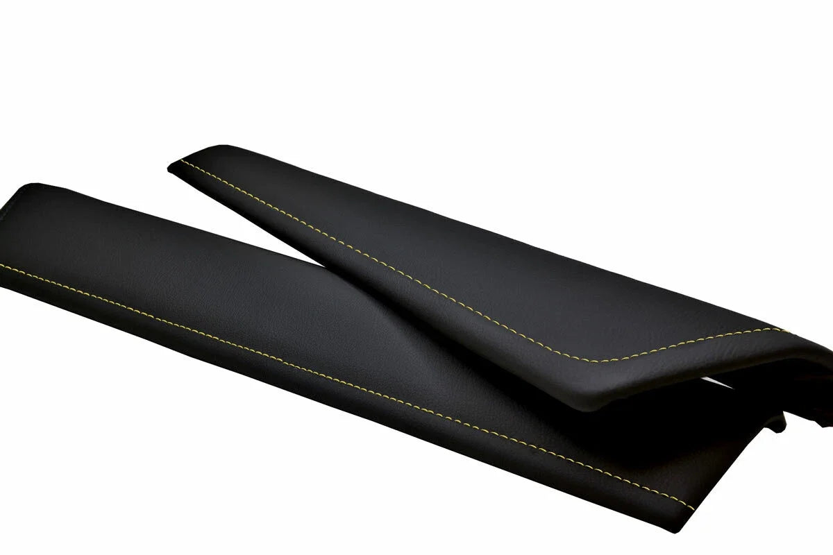 Upper Door Panel Trim Cover for Subaru BRZ Scion GRS Toyota (2013–2020) Yellow Stitch