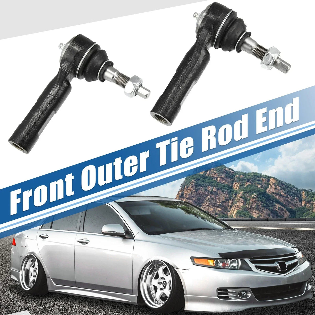 2 x Front Tie Rod End Links for Chrysler 300 & Dodge (2005-2010)