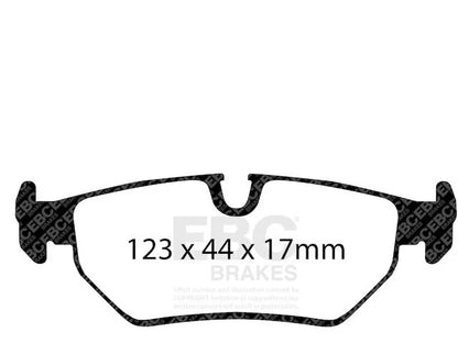 VC376CS Rear Brake Pad Set for Jaguar XJS (1994–1995)