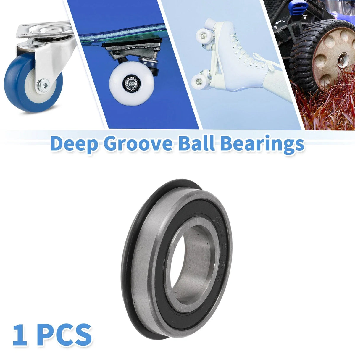 Deep Groove Ball Bearings 12x24x6mm for Various Models (6901NR2RS)