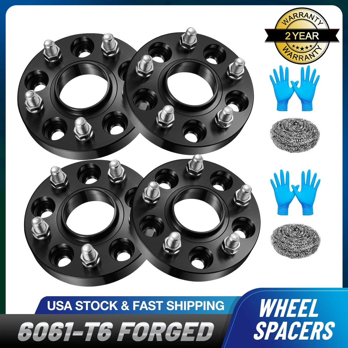 Hub Centric 1" Wheel Spacers Set of 4 for Cadillac CT5 CT6 XT4 XTS 2013-2023