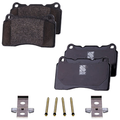 Front Ceramic Brake Pad Set for Subaru Impreza, Honda Civic, Mitsubishi Lancer