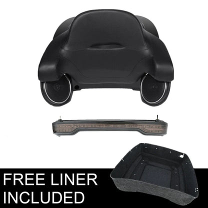 Trunk Pad with Light Speakers for Touring Harley Road Glide 2014-2023