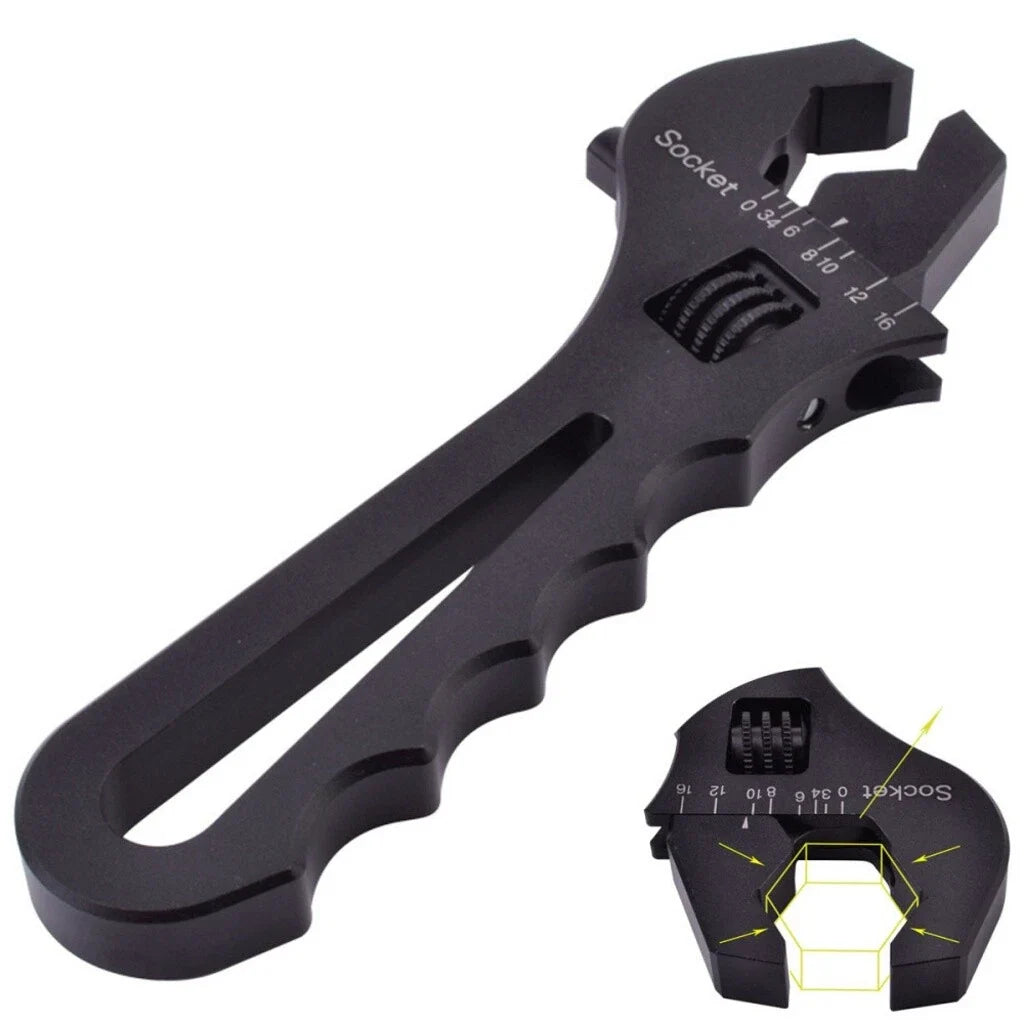 Hose End Fitting Adjustable Wrench for 3AN-16AN