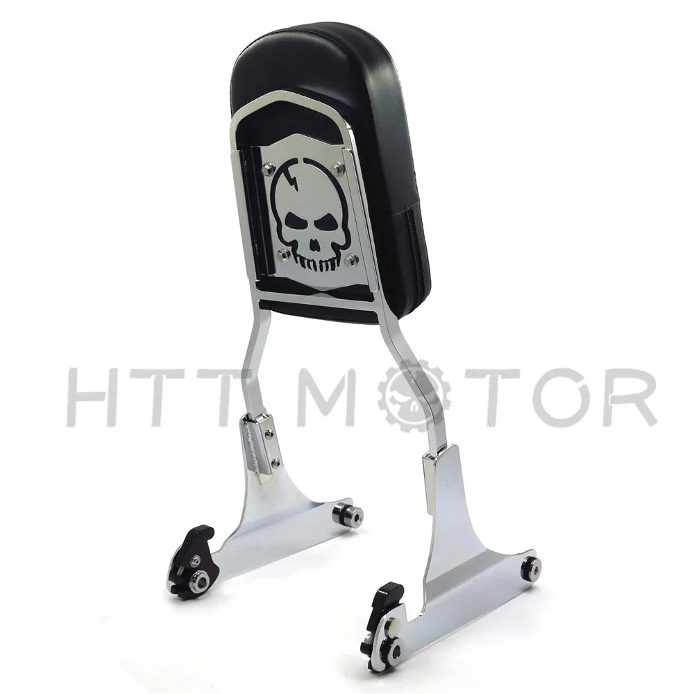 Sissy Bar Backrest Detachable Chrome for Harley Softail FLSTN FLSTF 2000-2023