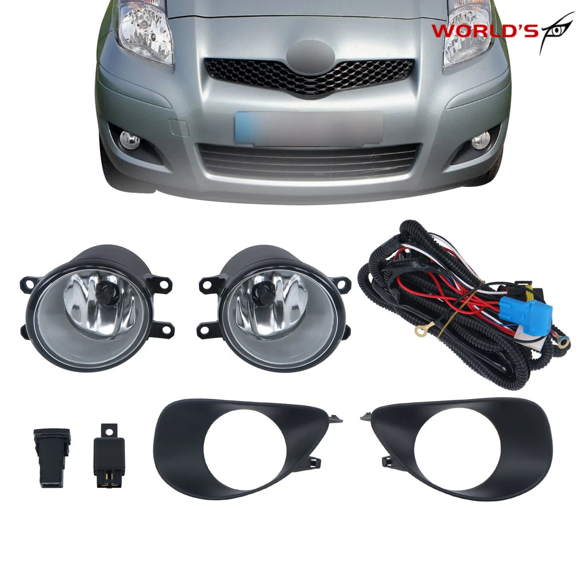 Fog Lights for Toyota Yaris 2 Door Hatchback (2006–2008)