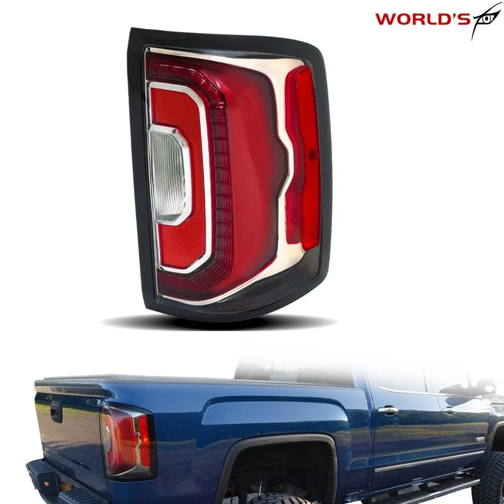 LED Tail Light Brake Lamp for GMC Sierra (2016–2018) Clear Right Side