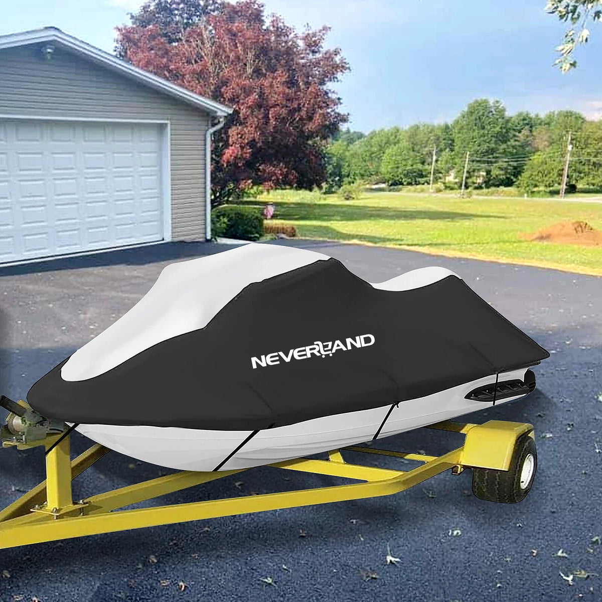 Trailerable Jet Ski Cover for Universal Fit (135''-145'')