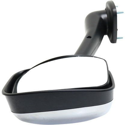 Manual Hood Mirror Right Side - Chrome for Cascadia 2008-2015 Freightliner