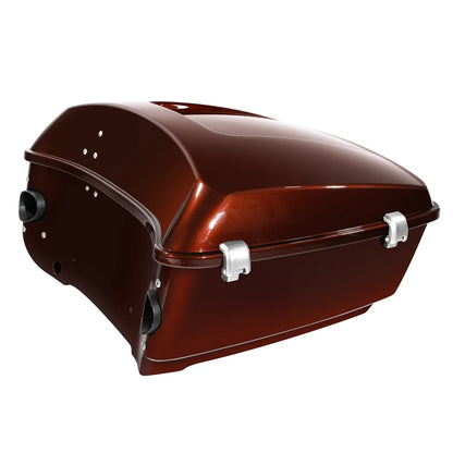 King Trunk for Harley Touring (2014–2023) Auburn Sunglo Black Hole Rich Bourbon