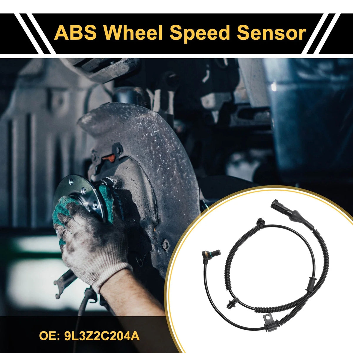 ABS Wheel Speed Sensor No. 9L3Z2C204A for Lincoln Navigator (2010)