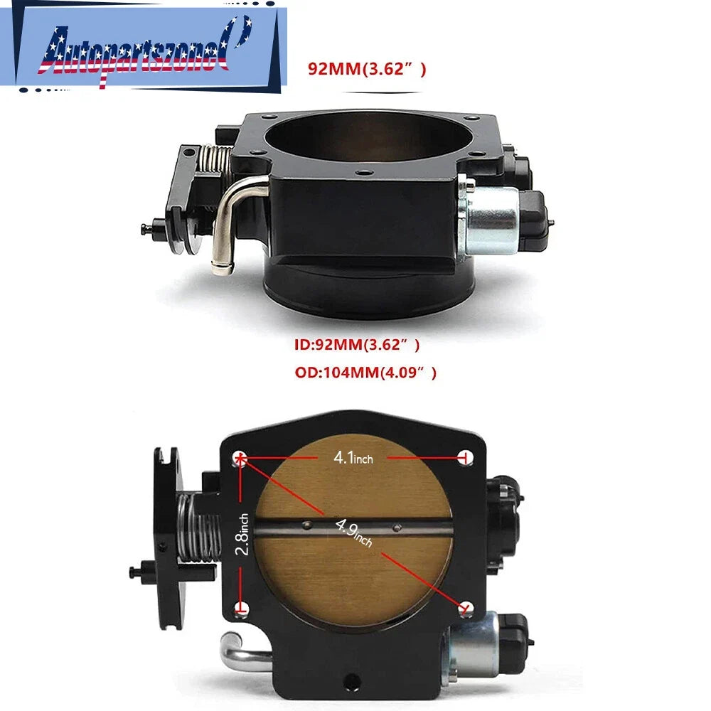 Throttle Body Assembly and TPS IAC Sensor for LS LS1 LS2 LS7 1997-2023