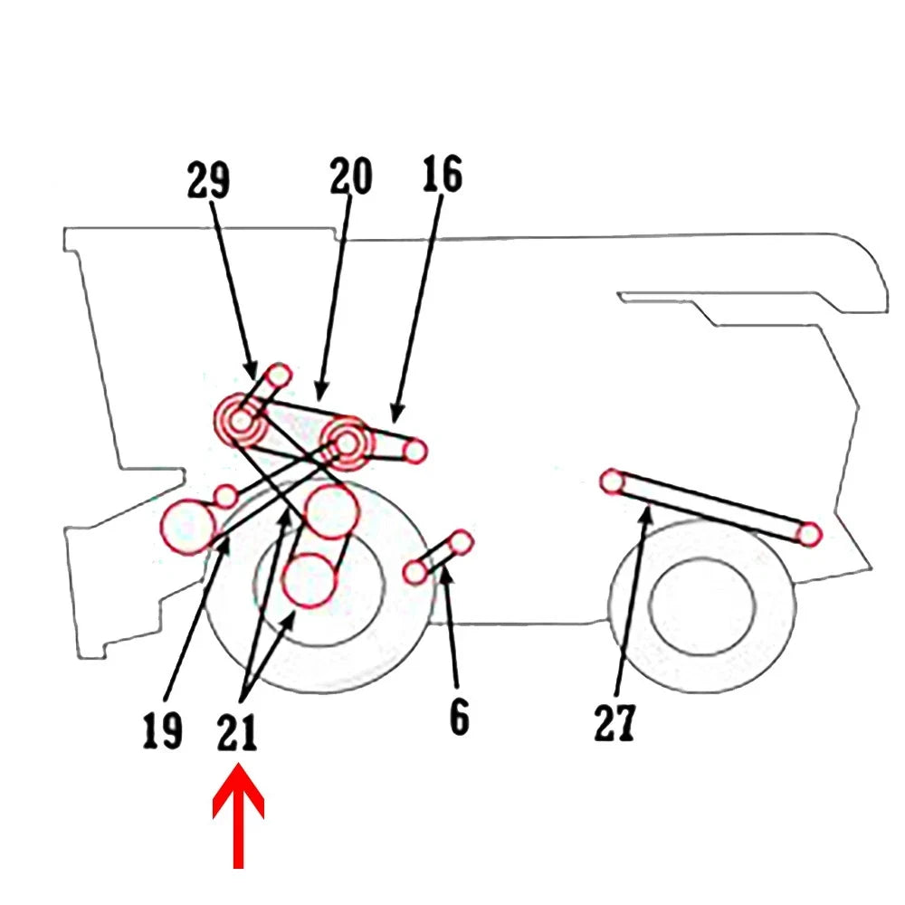 Belt Propulsion for John Deere 4400 4420 6600 (H75847)