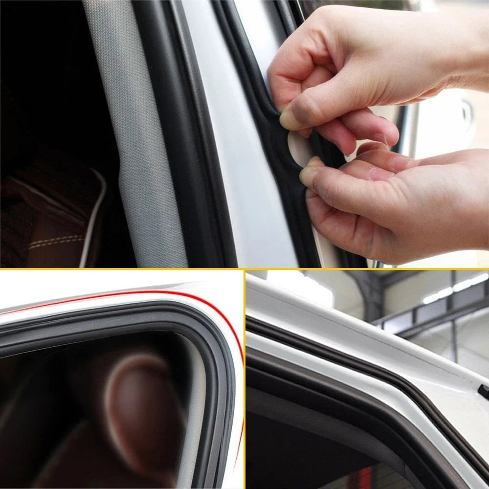 5M L-Shape Rubber Weather Strip Seal for Auto Car Door Trunk Edge