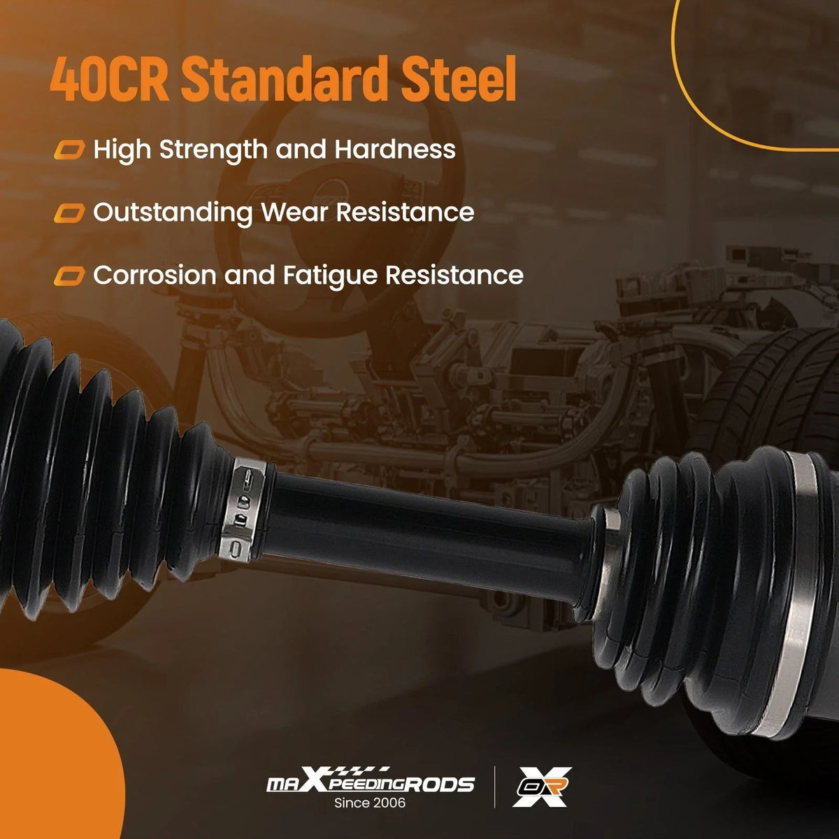 Front Right CV Axle Assembly for Chrysler 200 (2011–2014) Dodge Journey (2009–2019)